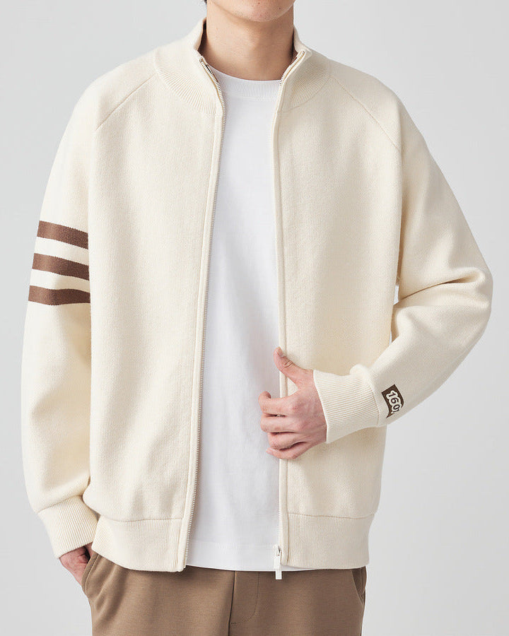 Modemaike "Urban Stripe" stickad kofta