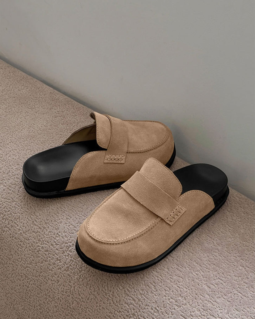 Mule Loafers i mocka