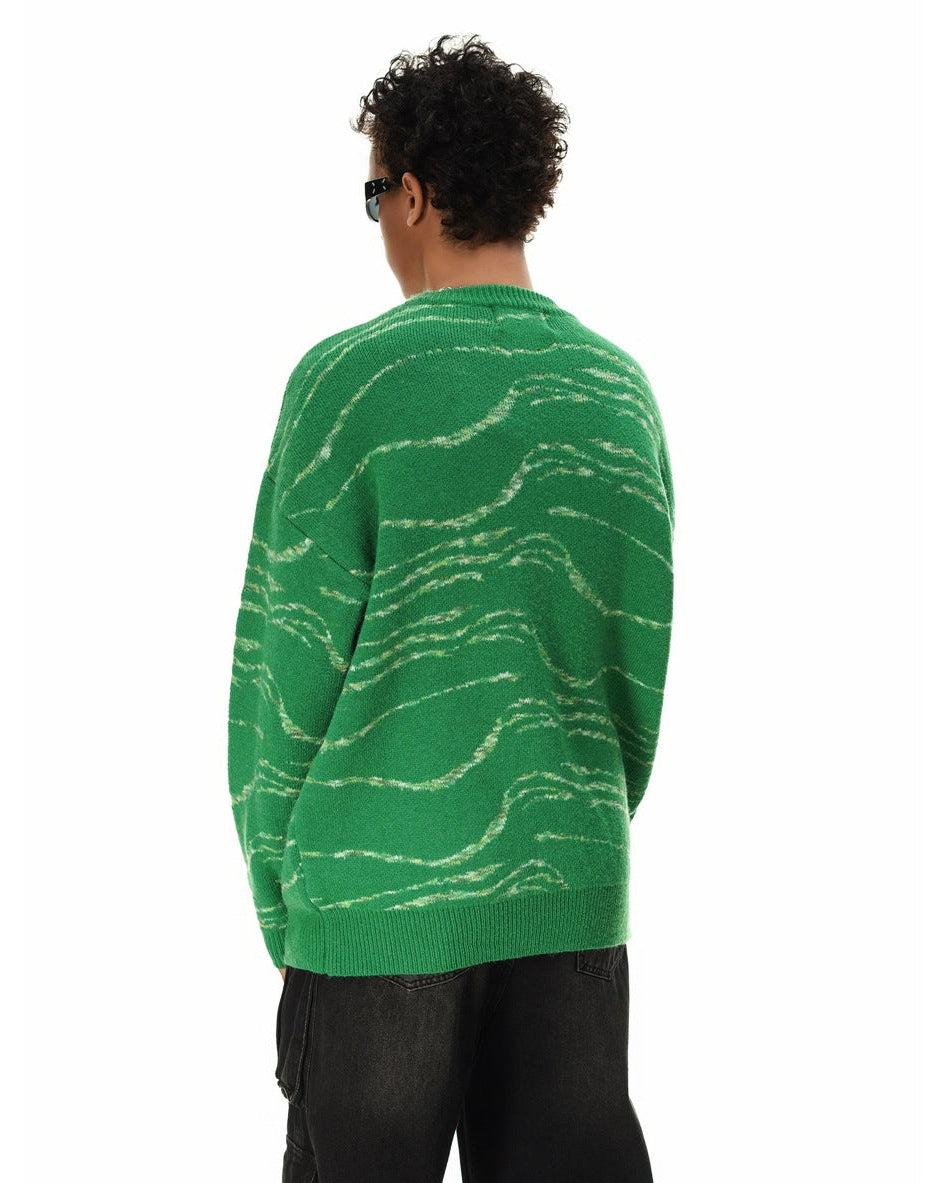 The Marin Irregular Stripe Knit Sweater