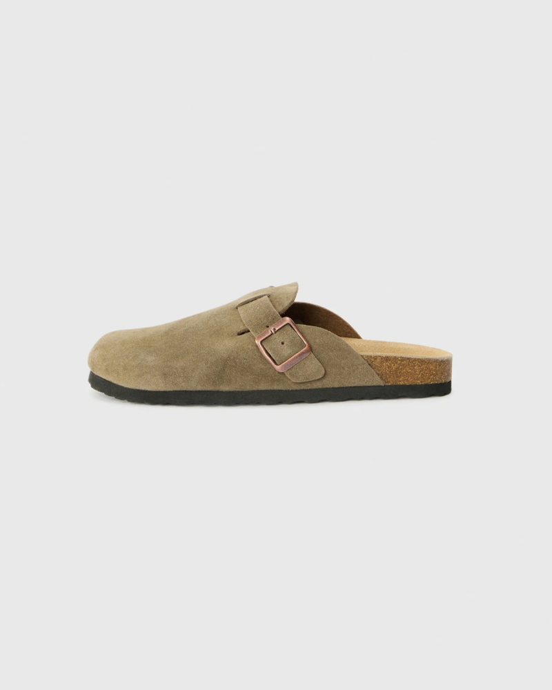 Spänne Mocka Clogs Sandaler