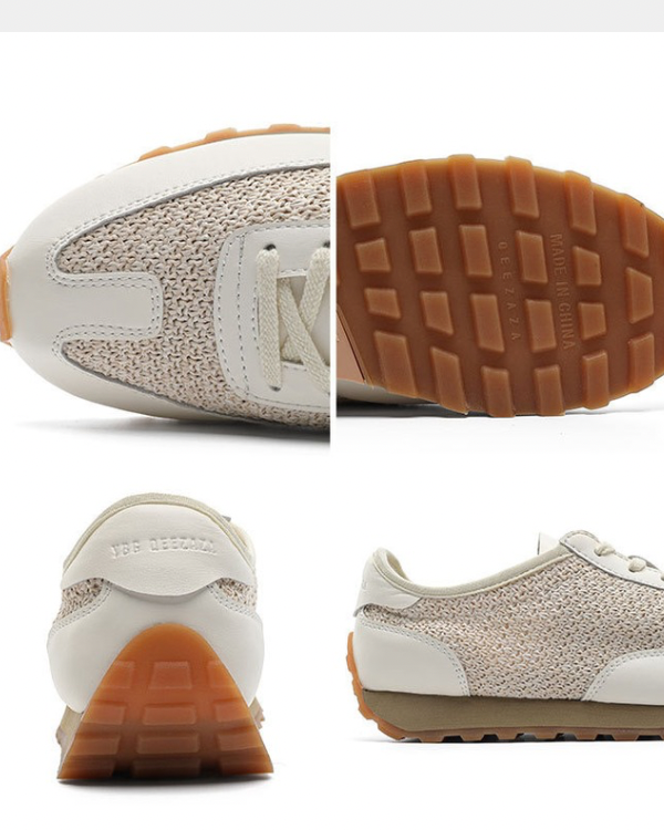 Monokrom vävd löpare