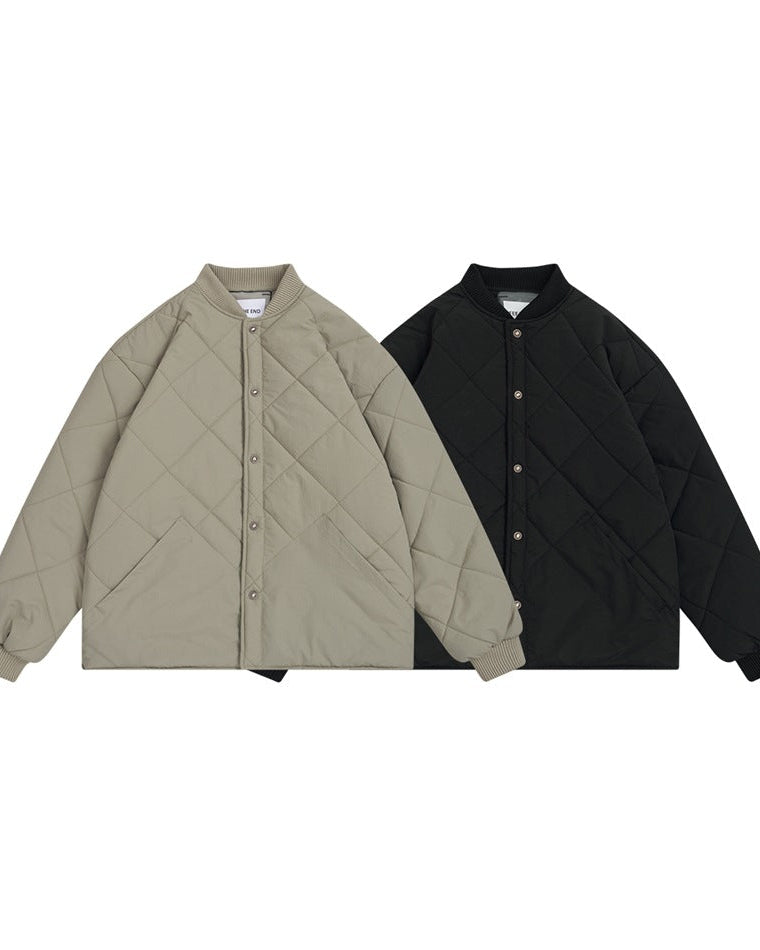 The Bastien Diamond Plaid Cotton Jacket