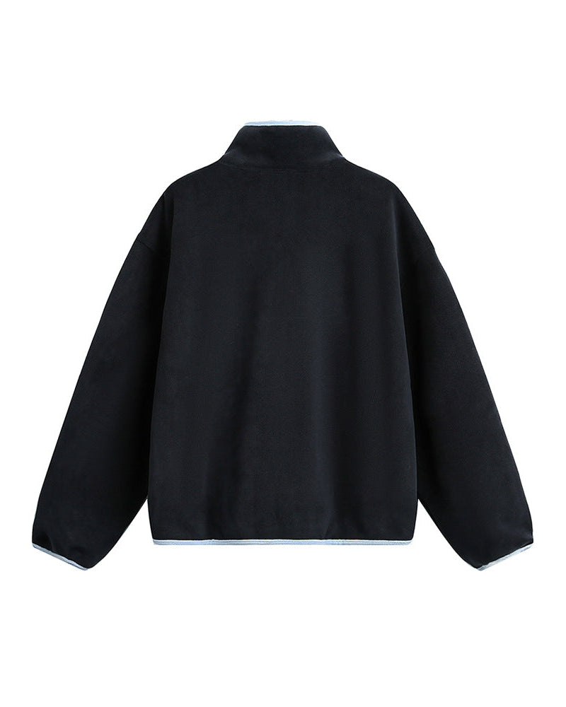 The Northfold Kontrast Fleece Pullover Tröja