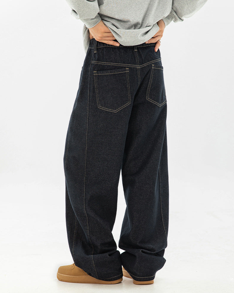 Split-Siluet Ham Denim Kot Pantolon