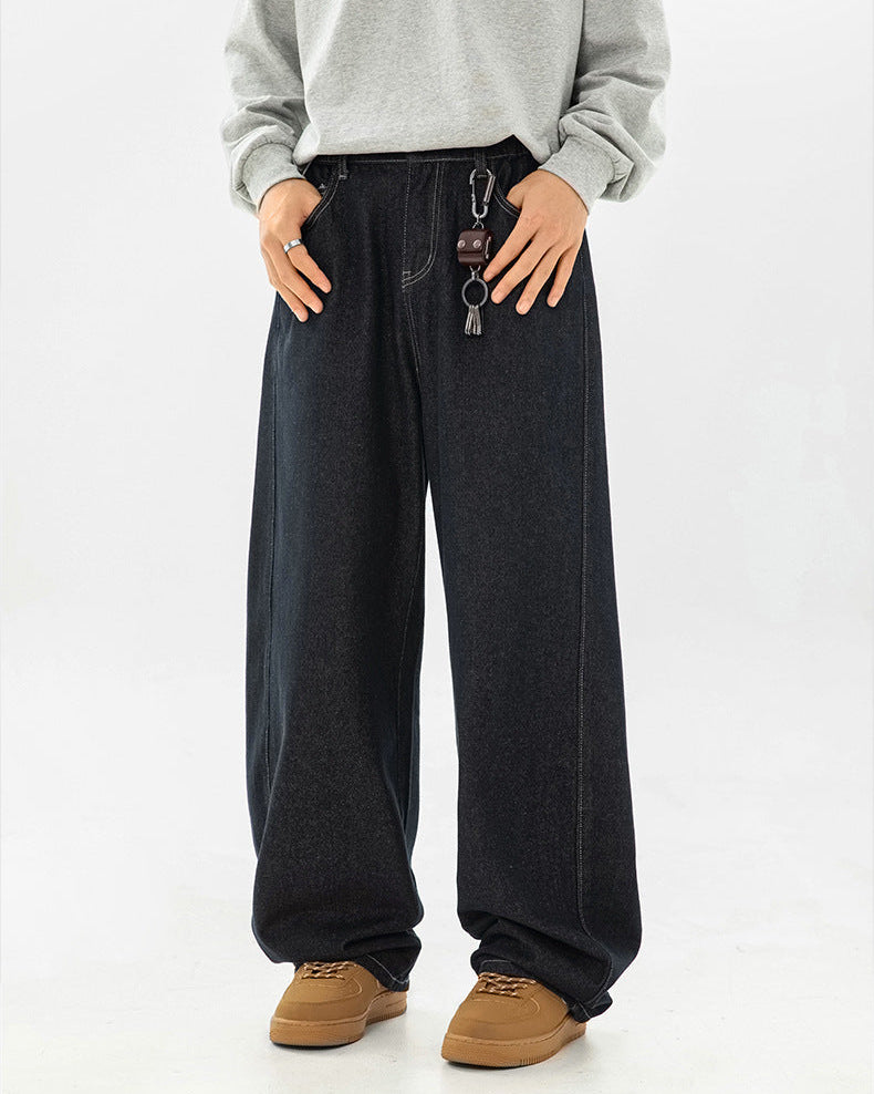 Split-Siluet Ham Denim Kot Pantolon
