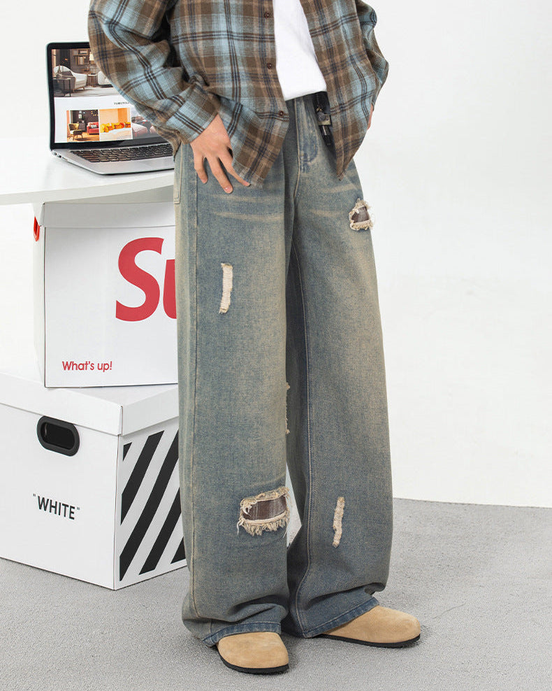 Marrow Patch Denim Kot Pantolon