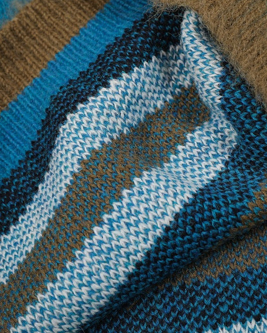 The Ridgeway Striped Knit Pullover Sweater