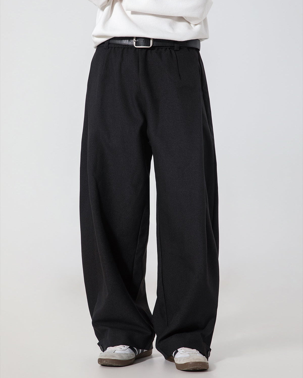 Kontur Plise Drape Kot Pantolon