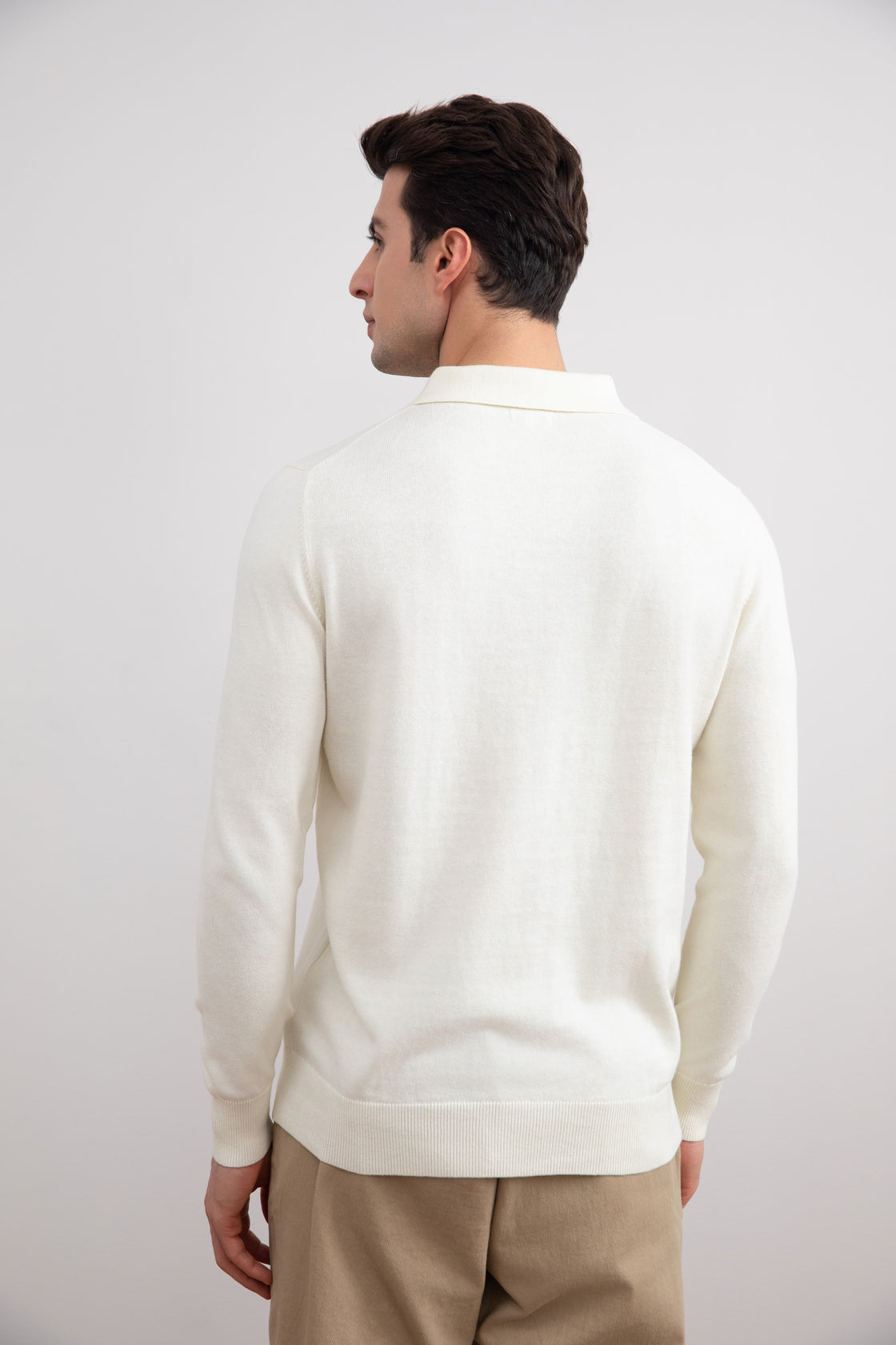 Off-White Klasik Polo Gömlek