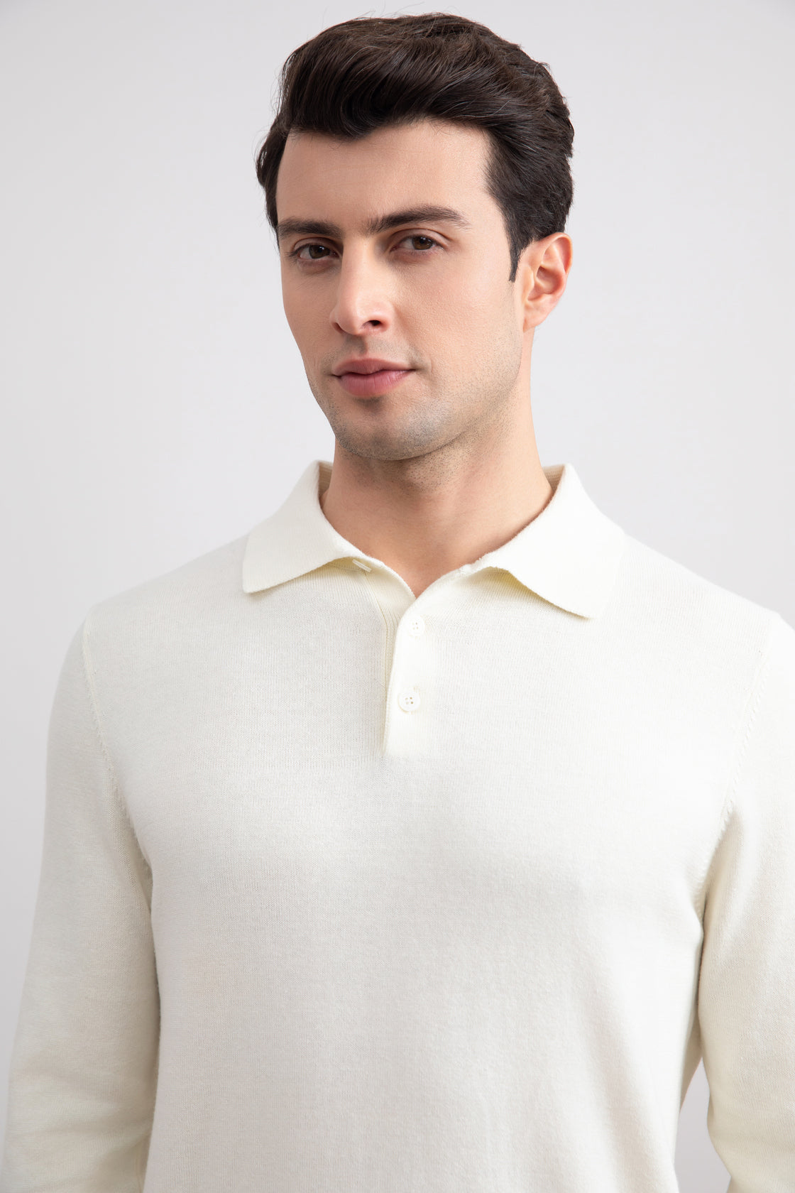 Off-White Klasik Polo Gömlek