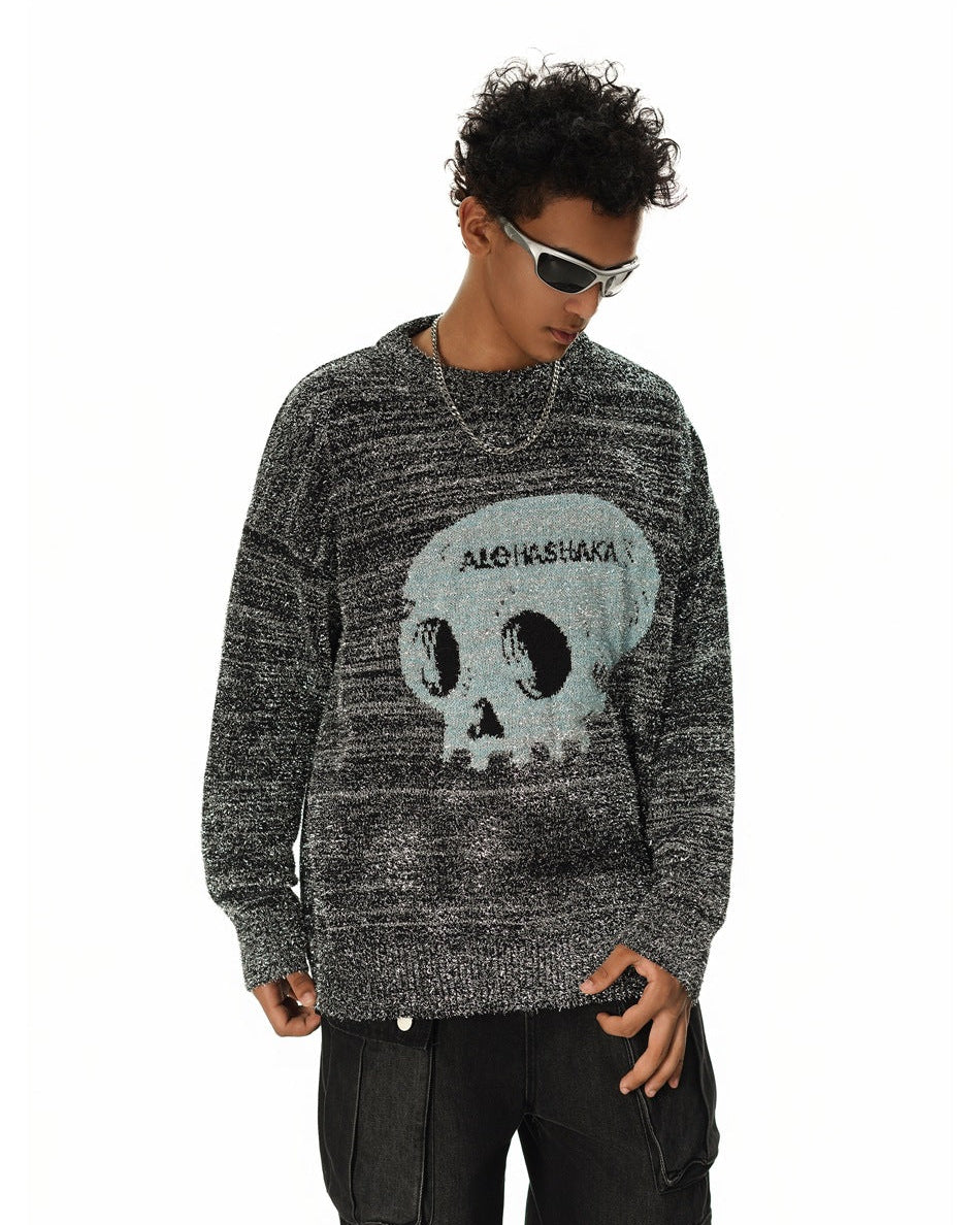 The Noir Relic Knit Crew Sweater