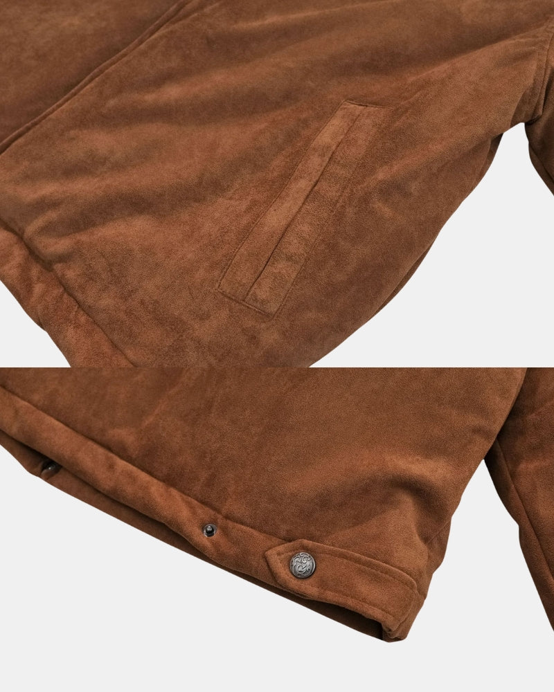 Vintage Süet Bomber Ceket