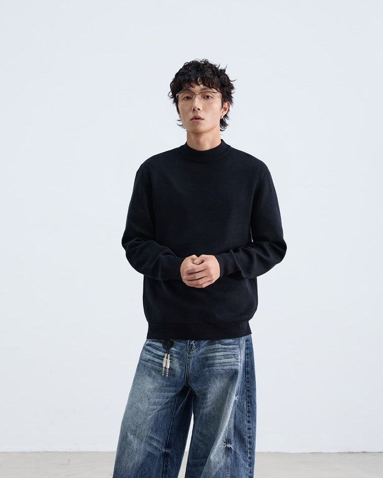 The Everest Panelled Crew Knit Sweater