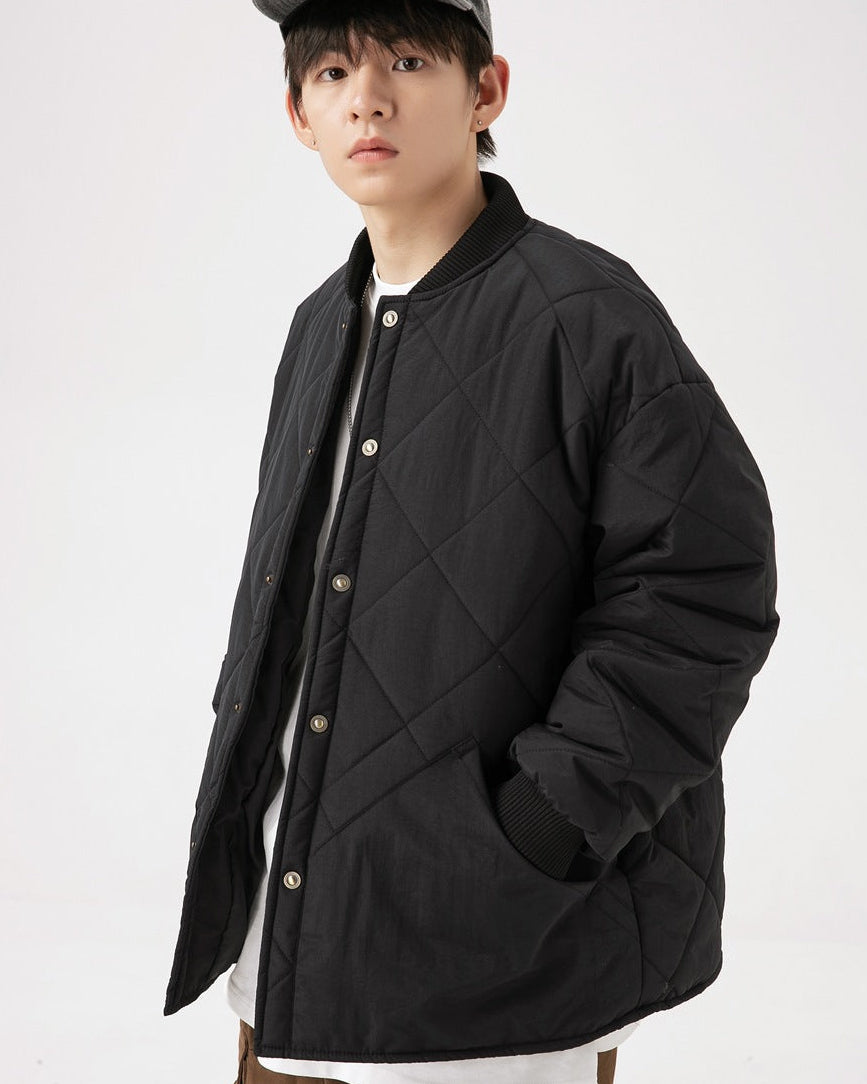 The Bastien Diamond Plaid Cotton Jacket