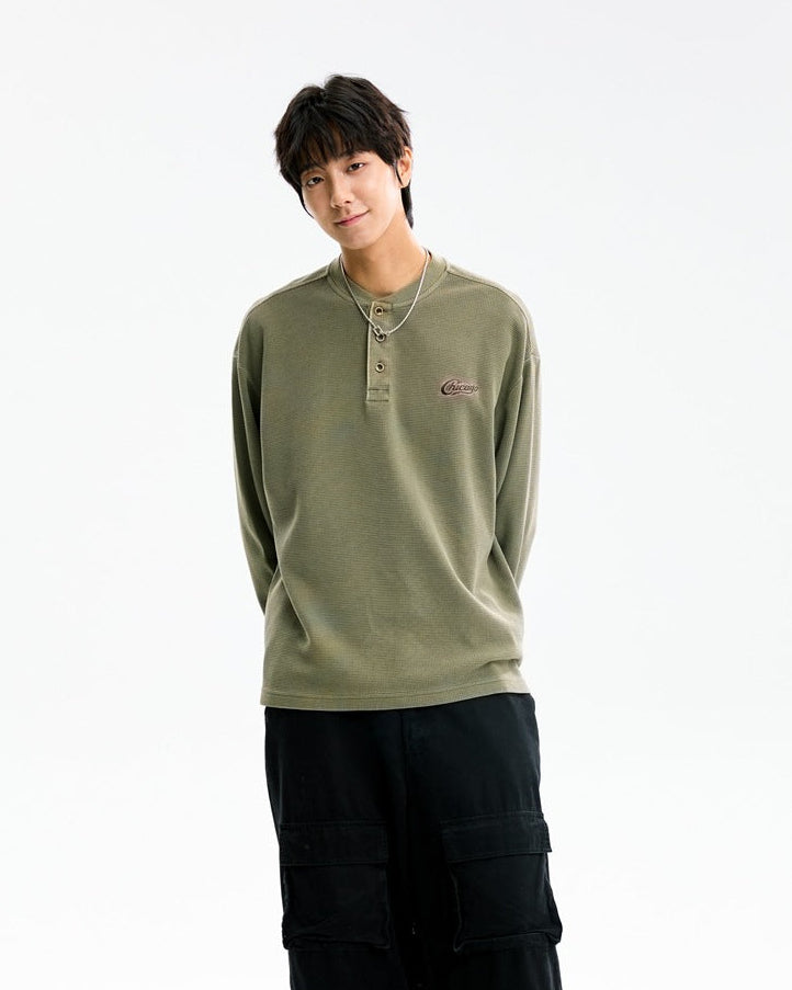 The Eversley Waffle Knit Pullover Jacket