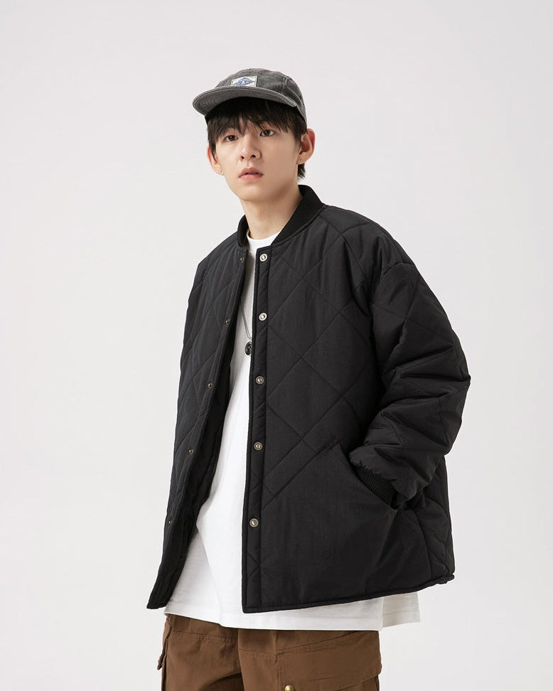 The Bastien Diamond Plaid Cotton Jacket