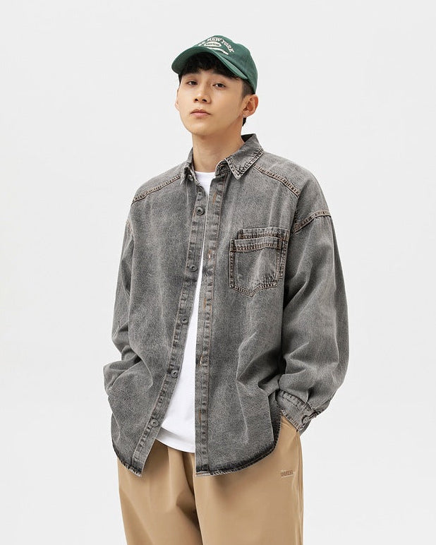 The Aureon Trendy Casual Denim Jacket