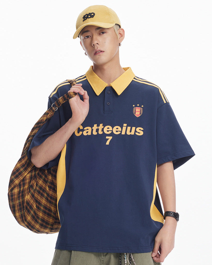 Yapılandırılmış Yaka Jersey Polo