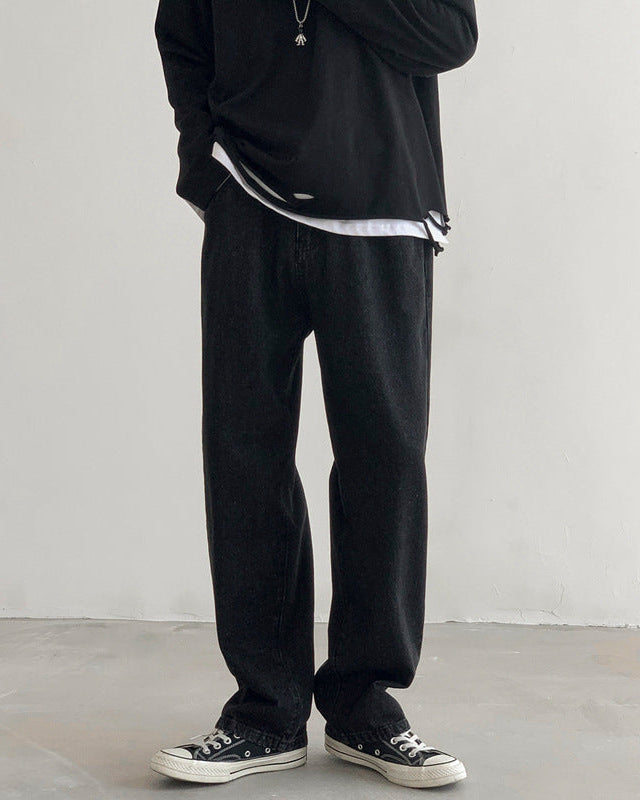 Skyline Drape Wide-Leg Jeans