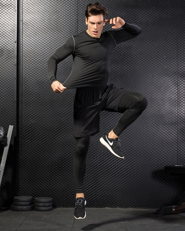 Quần legging dài với quần short