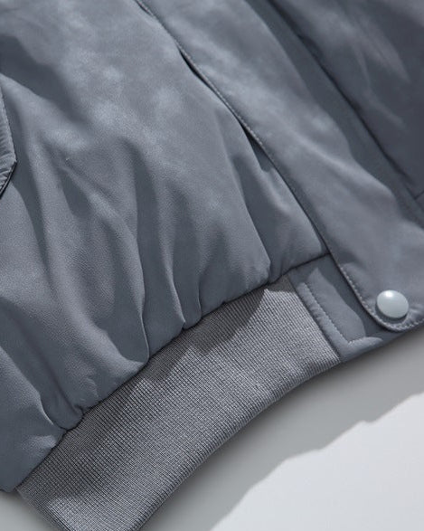 The Aurora Leather-Trim Down Jacket