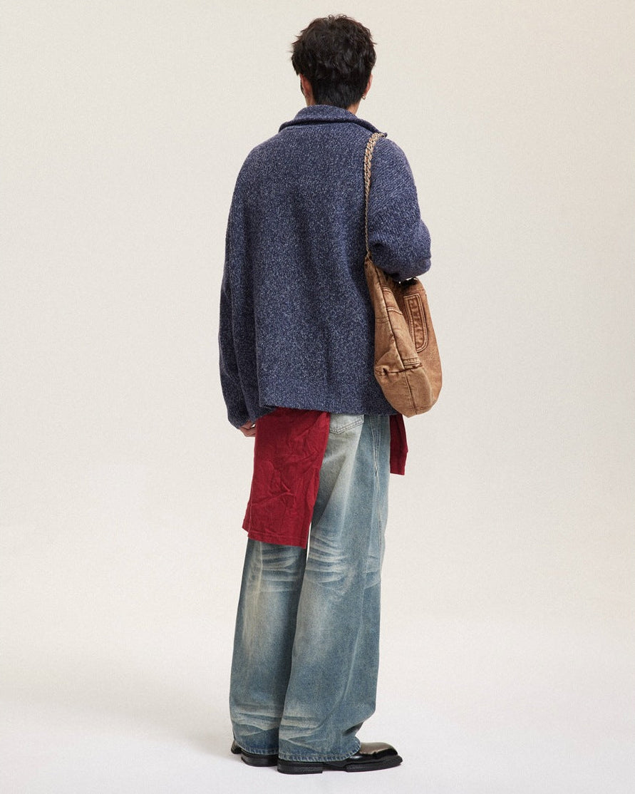 The Ridgeline Zip Knit Cardigan