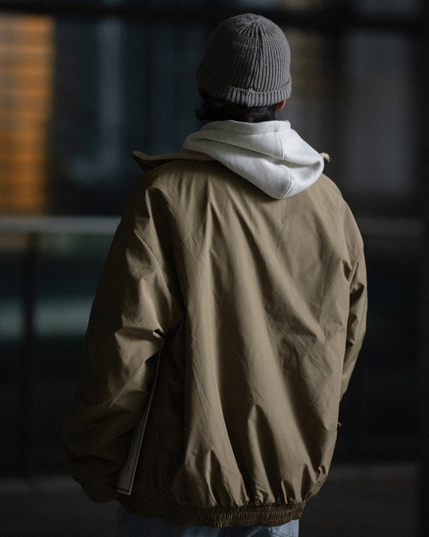 The Caldwell Textured Wool Zip Cardigan