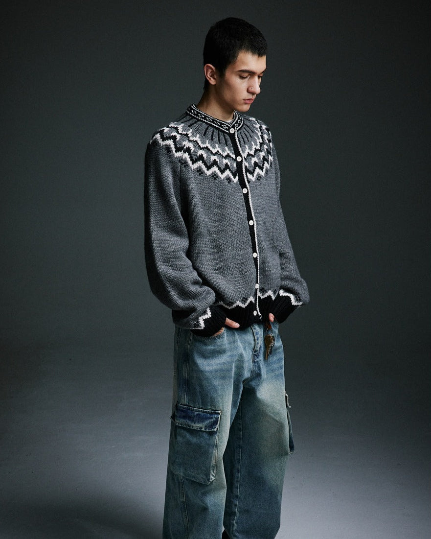 The Solenne Knit Cardigan Sweater