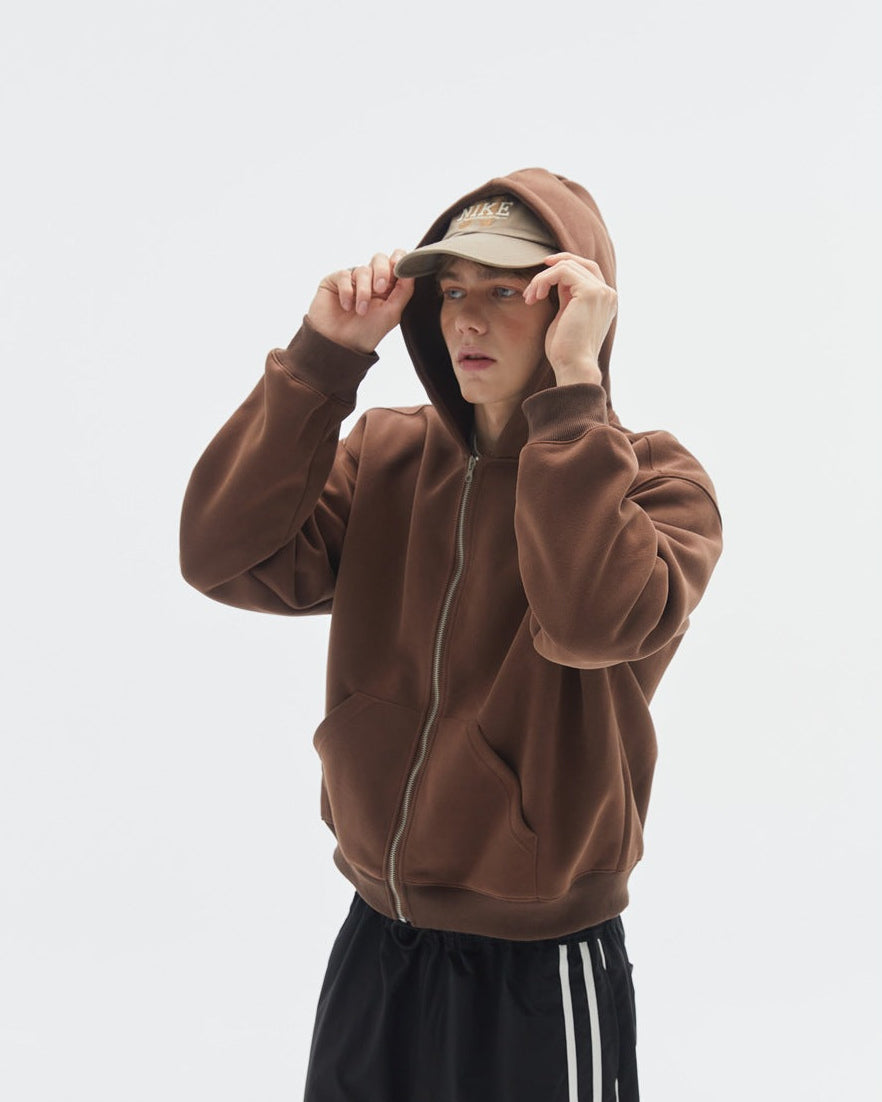 The Contour Zip Hooded Sweater