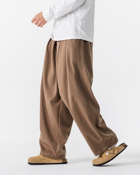 The Haven Weave Wide Trousers