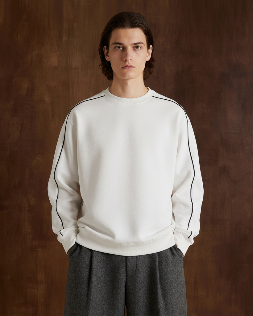 The Cobalt Range Crewneck Sweatshirt Jacket