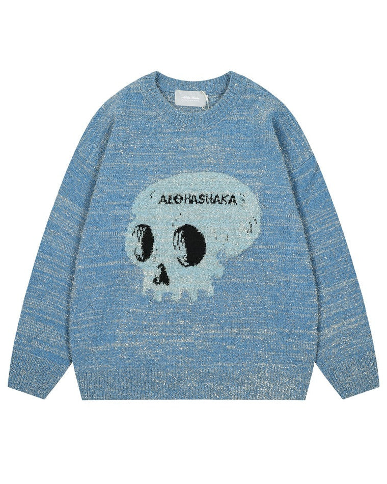 The Noir Relic Knit Crew Sweater