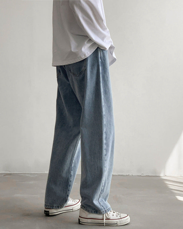 Skyline Drape Wide-Leg Jeans