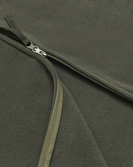 The Revere Zip-Front Fleece Sweat Cardigan