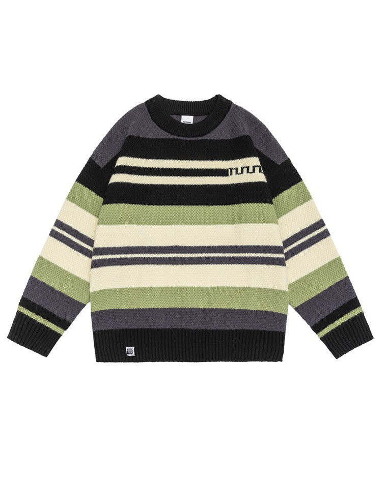 The Windward Stripe Crew Sweater